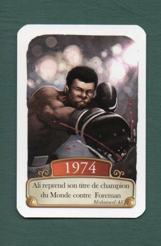 Cassius Clay / Muhammad Ali C2000 Rare French Issue Boxing Card