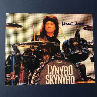 Michael Cartellone Signed 8x10 Photo Autographed Lynyrd Skynryd Drummer Rare