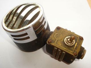 VERY RARE ANTIQUE UK 1920`S/30`S VELOCITY MOVING COIL MICROPHONE BY TRIX 4