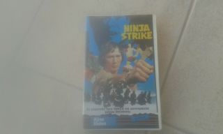 Ninja Srike Greek Vhs,  Videocassette,  Kung Fu.  Action Very Rare