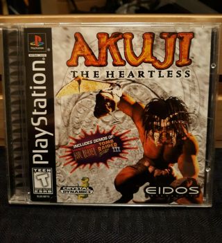 Akuji: The Heartless Ps1 Playstation Cib Complete Rare Voodoo Warrior