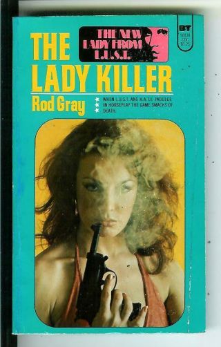 The Lady Killer By Gray,  Rare Us Belmont Sleaze Spy Gga Pulp Vintage Pb