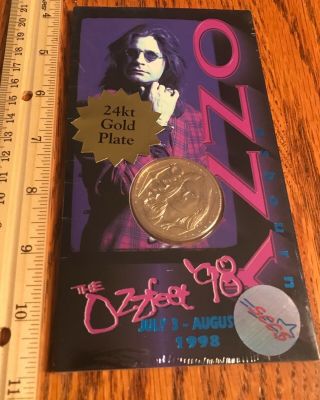 Ozzy Osbourne/ Coin Ozzfest 1998/ Brand New/ Sealed/ Beautiful/ Rare/ Look