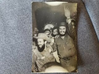 Rare Cuba Leader Revolution Camilo Cienfuegos Fidel Castro Photo 1959