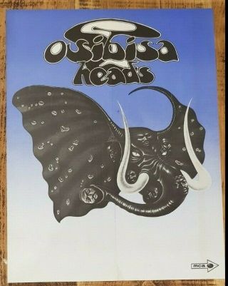 Ousibisa - Heads Album Promotional Poster Rare