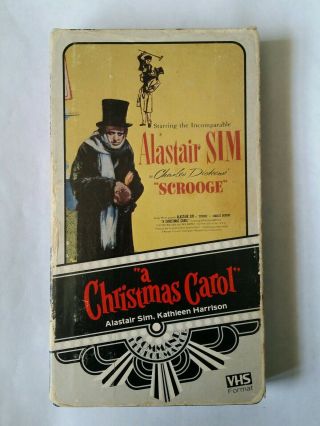 A Christmas Carol Vhs Rare Vci Command Performance Dickens Scrooge