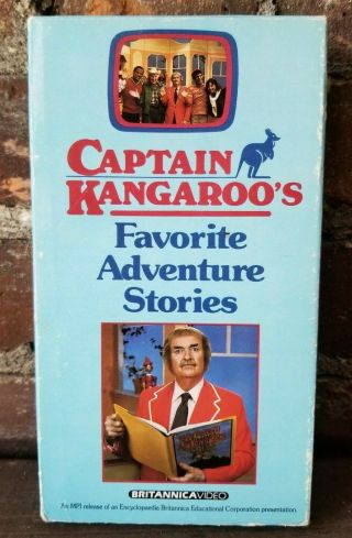 Captain Kangaroo And The Right Thing To Do Vhs Britannica Video Rare 1985