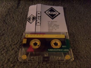 Krank.  Indie Nj.  Hard Rock - Metal.  3 - Track.  Demo Cassette.  1980 