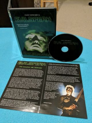 Evilspeak (dvd) Anchor Bay Rare Oop Horror Disc Flawless