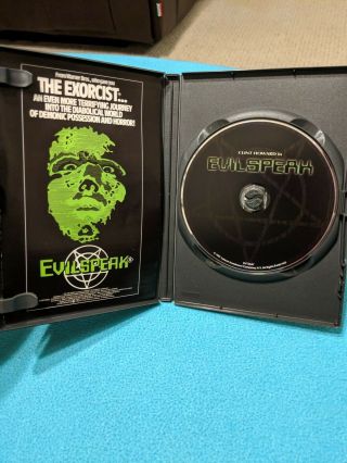 Evilspeak (DVD) ANCHOR BAY RARE OOP HORROR DISC FLAWLESS 3