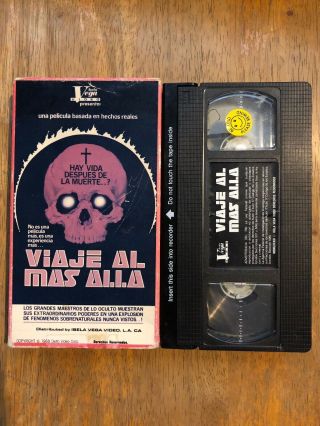 Viaje All Mas Alla Journey Into The Beyond Vhs 1992 Ultra Rare Oop Occult Horror