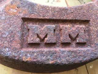 MINNEAPOLIS MOLINE Wheel Weight Front Wheel Weight 10A1134 RARE MM Tractor Part 2