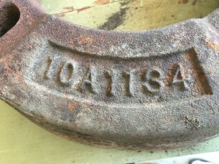 MINNEAPOLIS MOLINE Wheel Weight Front Wheel Weight 10A1134 RARE MM Tractor Part 3