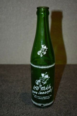 Vintage Rare Hillbilly Mountain Dew Bottle by Erv and Jack 3