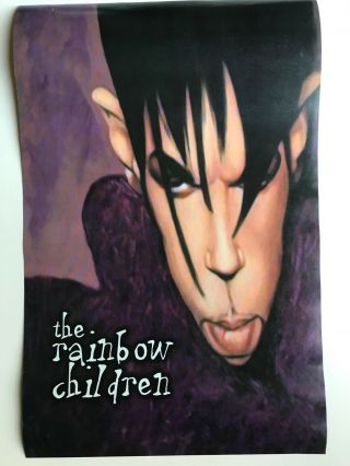 Prince The Rainbow Children Very Rare Double Sided Promo Poster