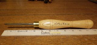 Rare " The Home Of Woodturning " Hss 6mm 1/4 " Lathe Tool Sheffield England