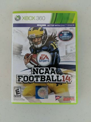 Ncaa Football 14 (microsoft Xbox 360,  2013) Rare Game