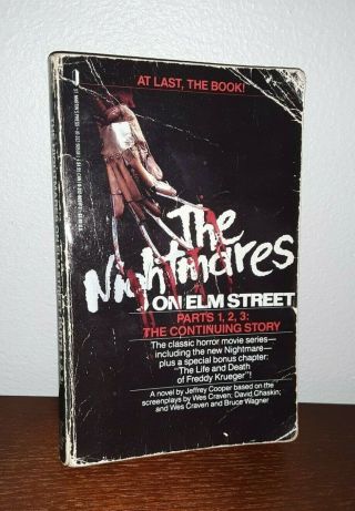 The Nightmares On Elm Street Parts 1,  2,  3: The Continuing Story Paperback Rare