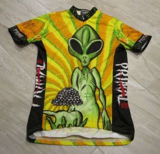 Rare Primal Wear Illegal Alien Cycling Jersey 3/4 Zip Men 