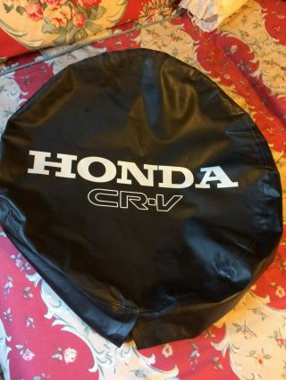 Honda Crv Cr - V 2002 - 2004 Oem Black 15” Wheel Spare Tire Cover (rare)