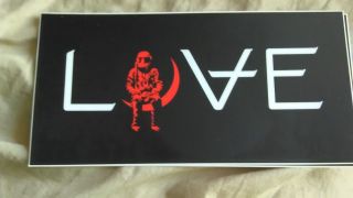 Angels And Airwaves Love Bumper Sticker Rare And Tom Delonge