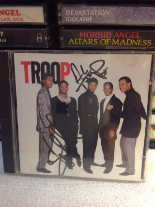 Troop By Troop (cd 1988 Atlantic) Rare West Coast Hip Hop R&b Guy Autographed