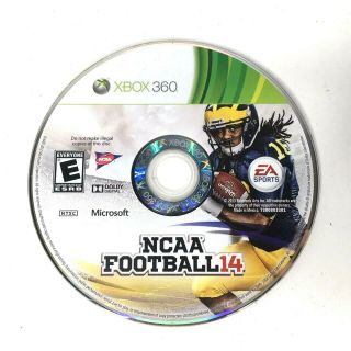 Ncaa Football 14 Microsoft Xbox 360 Disc Only Rare Guaranteed To Work