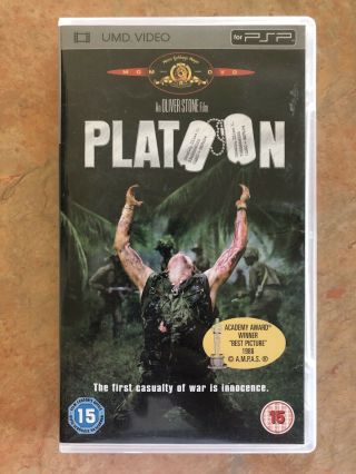 Platoon (umd Movie For Psp,  1986) Rare
