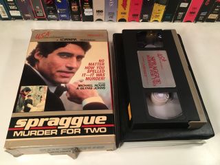 Spraggue: Murder For Two Rare Tv Movie Crime Thriller Vhs 1984 Michael Nouri
