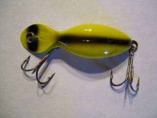 Vintage Heddon Magnum Tadpolly Fishing Lure Rare Research Color
