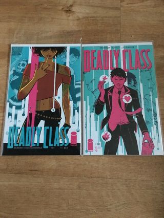 Deadly Class Issue 1 And 2 Image Comics Tv Show Rare 1st Prints