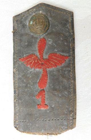 Rare Ww1 Imperial German Army Air Force Epaulette Shoulder Board Button Badge