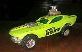 Rare Near Hasbro Shifters " The Boss " Mustang In Lime Green Car Only