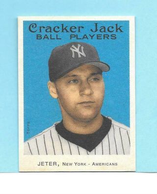 2004 Topps Cracker Jack Mini Blue Derek Jeter Yankees 232 Rare