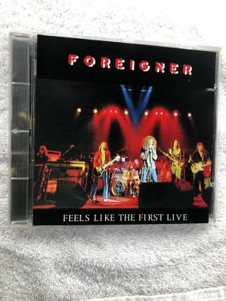 [rare Item]foreigner / Feels Like The First Live 1977 1cd (press) Perfect