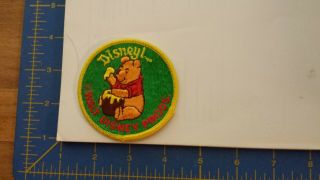 Vintage Disney Bear Blem Embroidered Patch Rare