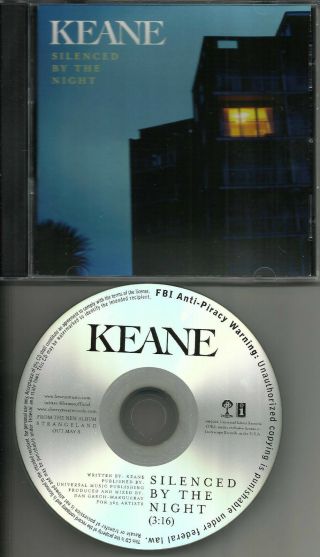 Keane Silenced By The Night Ultra Rare 2012 Usa Tst Press Promo Dj Cd Single