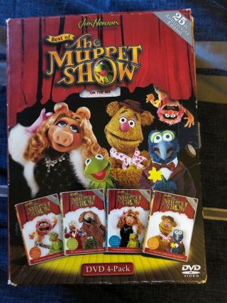 Best Of The Muppet Show (dvd 4 - Pack,  2003) Oop Rare Box Set