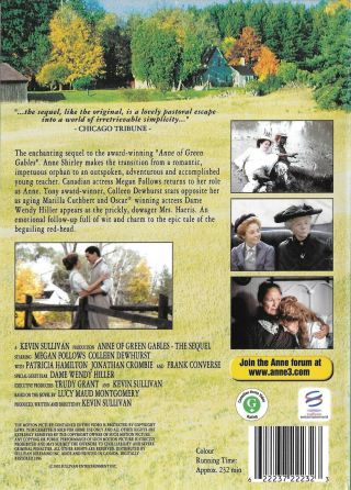Anne of Green Gables The Sequel: Megan Follows - Rare OOP Digitally Restored DVD 2