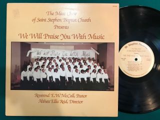 Mass Choir Of Saint Stephen Baptist Lp Private Gospel Soul Rare Hear Listen Mp3