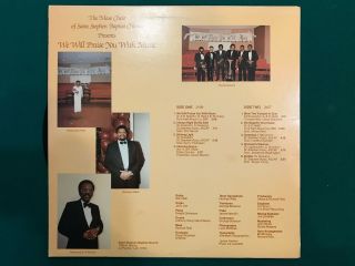 MASS CHOIR of SAINT STEPHEN BAPTIST LP Private Gospel Soul Rare HEAR Listen Mp3 5