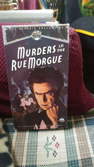 Rare Murders In The Rue Morgue 1932 Vhs Video Bela Lugosi Universal Horror Movie