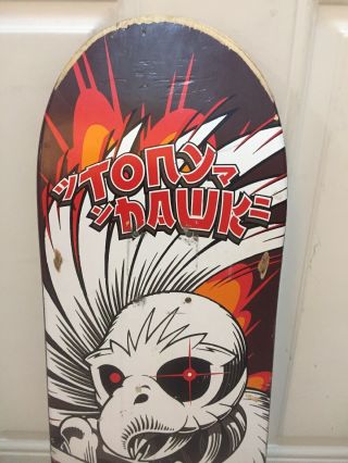 Vintage Tony Hawk Birdhouse Skull Skateboard Deck 31”x 7.  5” VERY RARE VHTF 2