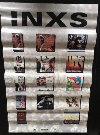 Inxs Promo Poster 1991 Album Covers Very Rare 20”x32”