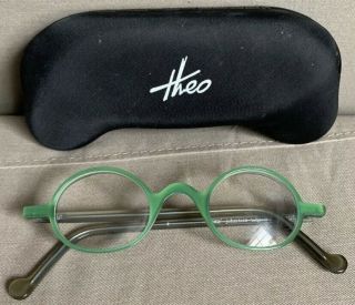 Theo Belgium Rare Hipster Celebrity Eyeglasses Frame John Bold & Case