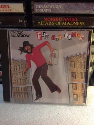 Chuck Mangione Fun And Games Cd Rare 1988 Smooth Jazz