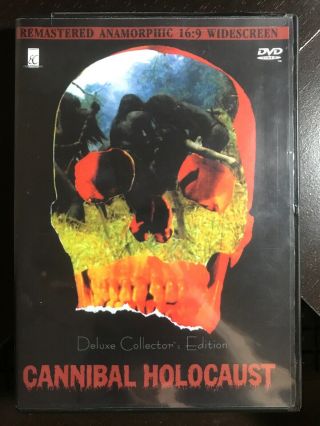 Cannibal Holocaust: Deluxe Collector’s Edition (dvd,  1999) Rare,  Oop,  Horror