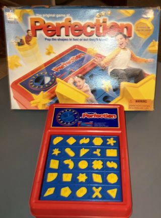 Vintage 1990 Milton Bradley Game of PERFECTION - 100 Complete Box RARE 2