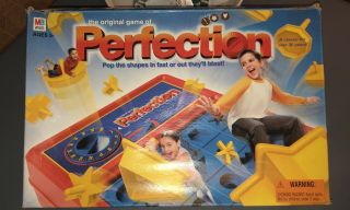 Vintage 1990 Milton Bradley Game of PERFECTION - 100 Complete Box RARE 4