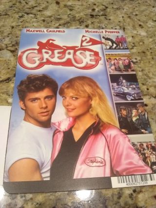 (2) Grease Classics 1&2 Movie Backers Cards - 1 Rare Plastic (NOT A DVD) 3